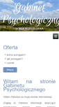 Mobile Screenshot of gabinet-psycholog.pl